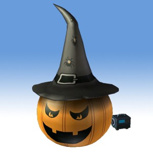 Jack-O-Hattern ornamento do gramado Luminous